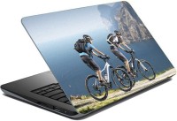 ezyPRNT Sparkle Laminated Cycle Racing Sports (15 to 15.6 inch) Vinyl Laptop Decal 15   Laptop Accessories  (ezyPRNT)