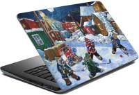 ezyPRNT Sparkle Laminated Ice Hockey Sports Teamwork (15 to 15.6 inch) Vinyl Laptop Decal 15   Laptop Accessories  (ezyPRNT)