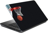 ezyPRNT Laminated Basket Ball Sports black (15 to 15.6 inch) Vinyl Laptop Decal 15   Laptop Accessories  (ezyPRNT)