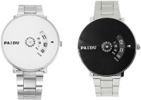 keepkart Paidu 58897 White And Black Dial Stainless Still Analouge Watch For Boys And Men Analog Watch  - For Boys   Watches  (Keepkart)