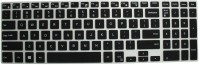 Saco Chiclet Keyboard Skin for Dell Inspiron 3555 15.6-inch Laptop Laptop Keyboard Skin(Black)   Laptop Accessories  (Saco)