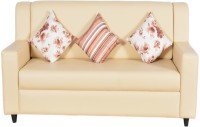 Cloud9 Leatherette 3 Seater(Finish Color - Ivory)   Furniture  (Cloud9)