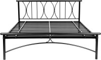FurnitureKraft Washington Metal King Bed(Finish Color -  Black)   Furniture  (FurnitureKraft)