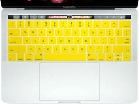 View Pashay ple Macbook Pro 13'' With Touch Bar Keyboard Skin(Yellow) Laptop Accessories Price Online(PASHAY)