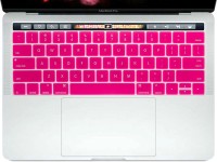 View Pashay Ap Macbook Pro 13'' with touch bar Keyboard Skin(Magenta) Laptop Accessories Price Online(PASHAY)