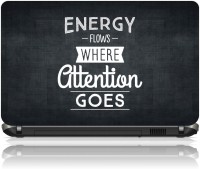 View The Print Cart ENERGY FLOWS WHERE GTTENTION GOES Vinyl Laptop Decal 15.6 Laptop Accessories Price Online(The Print Cart)