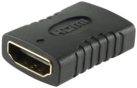 Microware HDMI Female to Female Coupler Joiner Gender Changer Extender Connector (Black) mcshdmif2hdmif HDMI Connector(Black)   Laptop Accessories  (Microware)