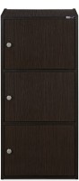 View Nilkamal Troy Engineered Wood Free Standing Cabinet(Finish Color - Wenge) Furniture (Nilkamal)
