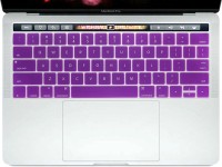 View Pashay Ap Macbook Pro13'' with touch bar Keyboard Skin(Purple) Laptop Accessories Price Online(PASHAY)