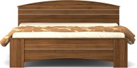 View Spacewood Engineered Wood Queen Bed(Finish Color -  Natural Teak) Furniture (Spacewood)