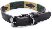 Skora High quality Leather with Fancy stiched collar for Large breed dog Neck size- 19