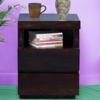 View VINTEJ HOME Solid Wood Side Table(Finish Color - Provincial Teak) Furniture (VINTEJ HOME)