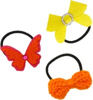 Dchica A Chic set of 3 Rubber Band(Multicolor) - Price 139 30 % Off  