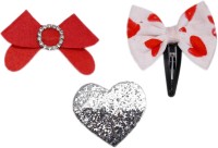 Dchica Made With Love Hair Set of 3 Hair Clip(Multicolor) - Price 111 30 % Off  
