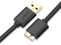 Ugreen Micro USB 3.0 Cable USB 3.0 Type A Male to Micro B Cord for Samsung Galaxy S5, Note 3, Camera, Hard Drive and More Black 6ft 10843 USB Cable(Black)   Laptop Accessories  (UGREEN)