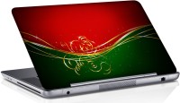 Shopmania Design Red & green Vinyl Laptop Decal 15.6   Laptop Accessories  (Shopmania)