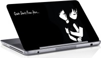 Shopmania Quote Starts From Here Vinyl Laptop Decal 15.6   Laptop Accessories  (Shopmania)