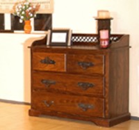 Induscraft Solid Wood Free Standing Cabinet(Finish Color - Brown)   Furniture  (Induscraft)