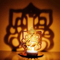 Ganesh Ji Tea Light Candle Holder for Home D�cor Ganesh Ji Tea Light Candle Holder Candle(Brown, Pack of 1) - Price 143 59 % Off  