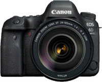 Canon EOS 6D Mark II DSLR Camera Body with Single Lens: EF24-105mm f/4L IS II USM(Black)