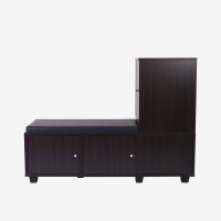 View Eros Engineered Wood Free Standing Cabinet(Finish Color - Wenge, Door Type- Hinged) Furniture (Eros)