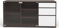 View Urban Ladder Iwaki Sideboard Engineered Wood Display Unit(Finish Color - Dark Walnut) Furniture (Urban Ladder)