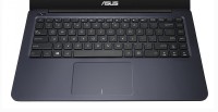 Saco Chiclet Keyboard Skin for Asus E402 E402M E402MA E402S E402SA L402 L402S L402SA R417 R417S R417SA Series Laptops Laptop Keyboard Skin(Black)   Laptop Accessories  (Saco)