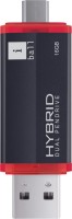 iball Hybrid 16 GB OTG Drive(Black, Type A to Micro USB)