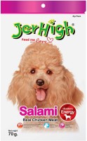 Jer High Dog Treat Pet Care Salami 70G Chicken Dog Treat(70 g, Pack of 3)