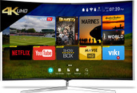 CloudWalker 165 cm (65 inch) Ultra HD (4K) Curved LED Smart TV(CLOUD TV 65SU-C) CloudWalker 165 cm (65 inch) Ultra HD (4K) Curved LED Smart TV(CLOUD TV 65SU-C)