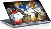 View Shopmania Radha Krishna with cow Vinyl Laptop Decal 15.6 Laptop Accessories Price Online(Shopmania)