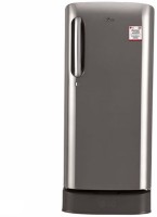 LG 190 L Direct Cool Single Door 3 Star Refrigerator with Base Drawer(Shiny Steel, GL-D201APZW)