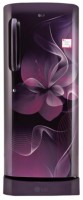 LG 235 L Direct Cool Single Door 4 Star Refrigerator with Base Drawer(Purple Dazzle, GL-D241APDX)