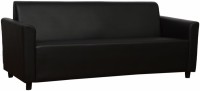 View Cloud9 Zebra Leather 3 Seater(Finish Color - Black) Furniture
