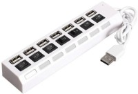 View ReTrack 7 Ports USB 2.0 High Speed ON OFF Sharing Switch USB Hub(White) Laptop Accessories Price Online(ReTrack)