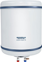 MAHARAJA WHITELINE 35 L Storage Water Geyser (Classico Super, White and Blue)