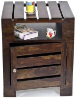 Ikiriya Solid Wood Corner Table(Finish Color - MAGHONY)   Furniture  (Ikiriya)