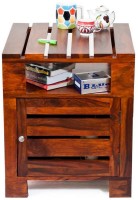 Ikiriya Solid Wood Side Table(Finish Color - TEAK)   Furniture  (Ikiriya)