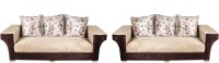 View DZYN Furnitures Fabric 3 + 3 Multicolor Sofa Set Furniture (DZYN Furnitures)