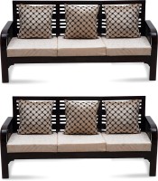 DZYN Furnitures Fabric 3 + 3 Multicolor Sofa Set   Furniture  (DZYN Furnitures)