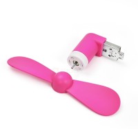 Ecofast Highquality usb 2 in 1 fan for smartphone,laptop and powerbank 0024 USB Fan(Pink)   Laptop Accessories  (ECOFAST)