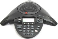 Polycom Sound station-2 Non-Expandable Cordless Landline Phone with Answering Machine(Black)   Home Appliances  (Polycom)