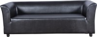View Cloud9 Tyson Leather 3 Seater(Finish Color - Black) Furniture (Cloud9)