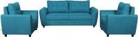 Cloud9 Starlon Fabric 3 + 1 + 1 Blue Sofa Set   Furniture  (Cloud9)