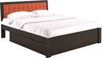 View Urban Ladder Florence Storage Bed Solid Wood Queen Bed With Storage(Finish Color -  Lava) Furniture (Urban Ladder)
