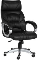 VJ Interior Leatherette Office Executive Chair(Black)   Furniture  (VJ Interior)