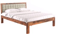 View Urban Ladder Florence Solid Wood Queen Bed(Finish Color -  Teak) Furniture (Urban Ladder)