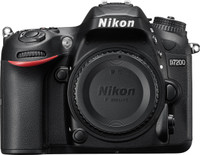 NIKON D7200 DSLR Camera (Body only) (16 GB SD Card + Camera Bag)(Black)