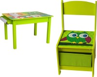 U-Grow Solid Wood Desk Chair(Finish Color - Green)   Furniture  (U-Grow)