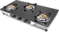 Hotsun Glass, Stainless Steel Manual Gas Stove(3 Burners)
